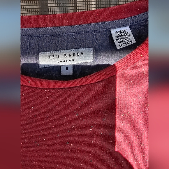 Ted  Baker Man's Sweater ,Sz.5   V-BL - Picture 6 of 9